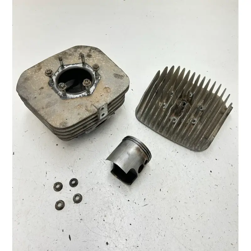 03 2003 Polaris Trailblazer 250 2x4 OEM LOT Cylinder Jug Piston Head Dome Top