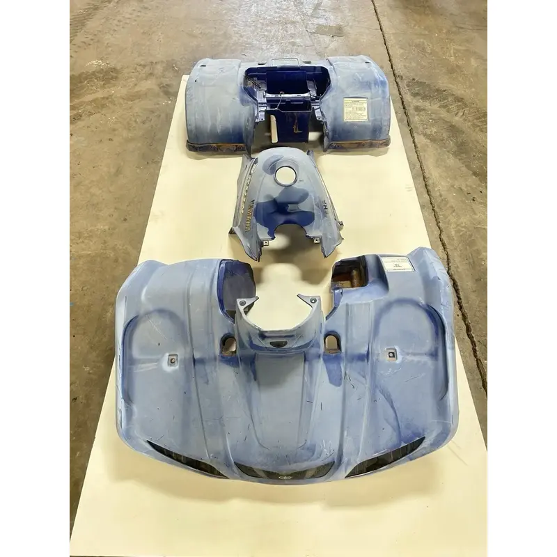 06 2006 Yamaha Bruin 350 YFM350 2X4 OEM Fender Plastic Body Blue Front Rear Tank