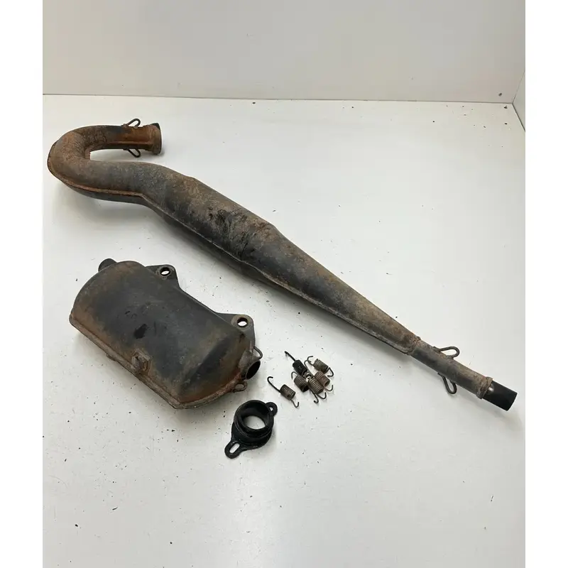 1999 99 Polaris Sport 400 2x4 OEM TIGHT Exhaust Pipe Muffler Silencer Baffle