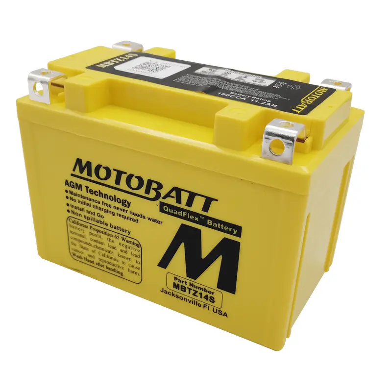 MOTOBATT BATTERY MBTZ14S SEALED FACTORY ACTIVATED