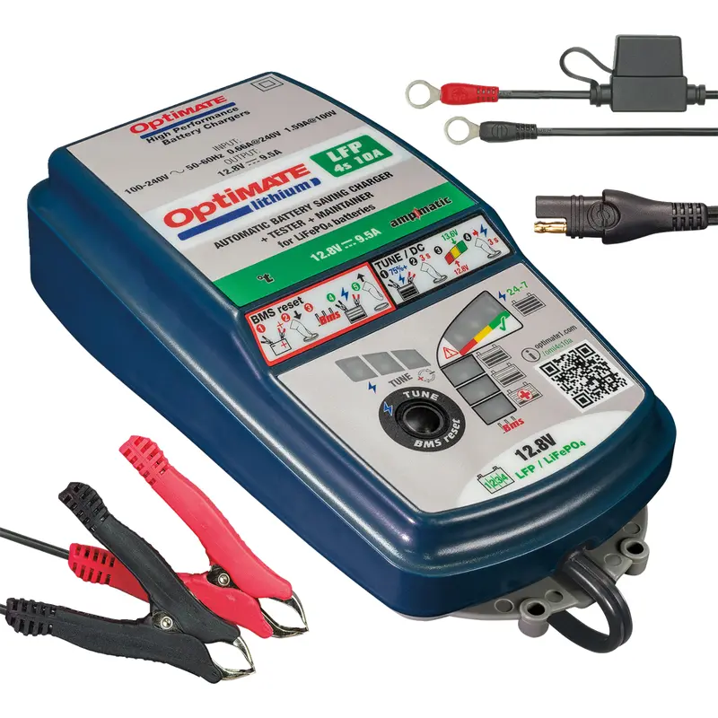 Optimate Lithium LFP 4S 10A Battery Charger