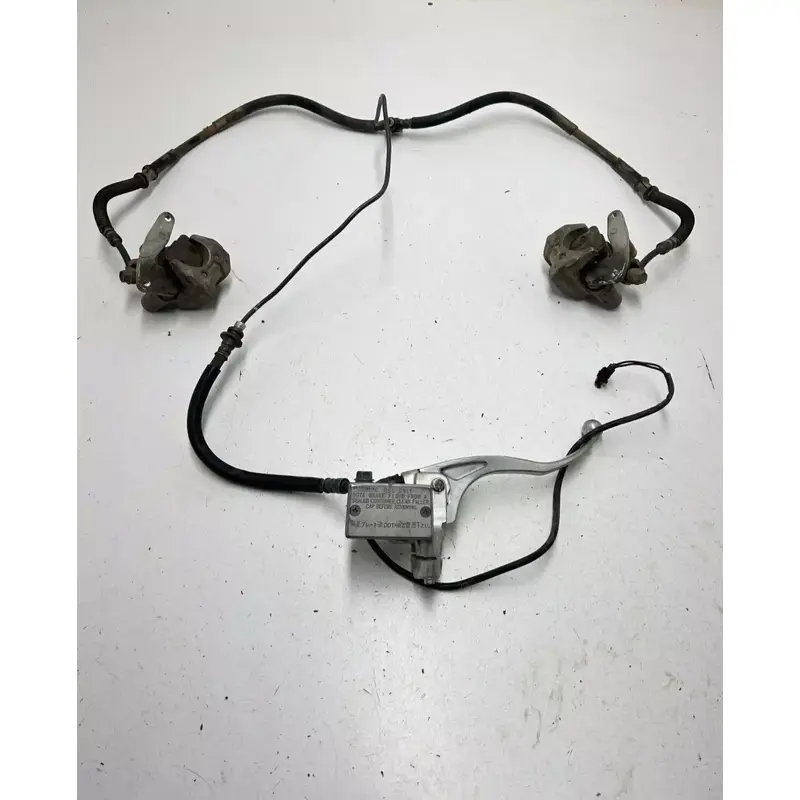 01 2001 Yamaha Raptor 660 R OEM Front Brakes Caliper Line Master Cylinder Lever
