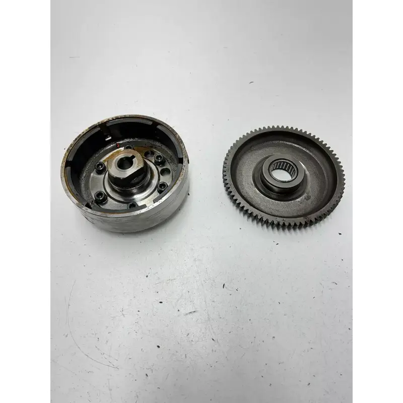 04 2004 Suzuki Eiger 400 LTF 4x4 OEM Flywheel Magneto Fly Wheel Gear Clutch READ