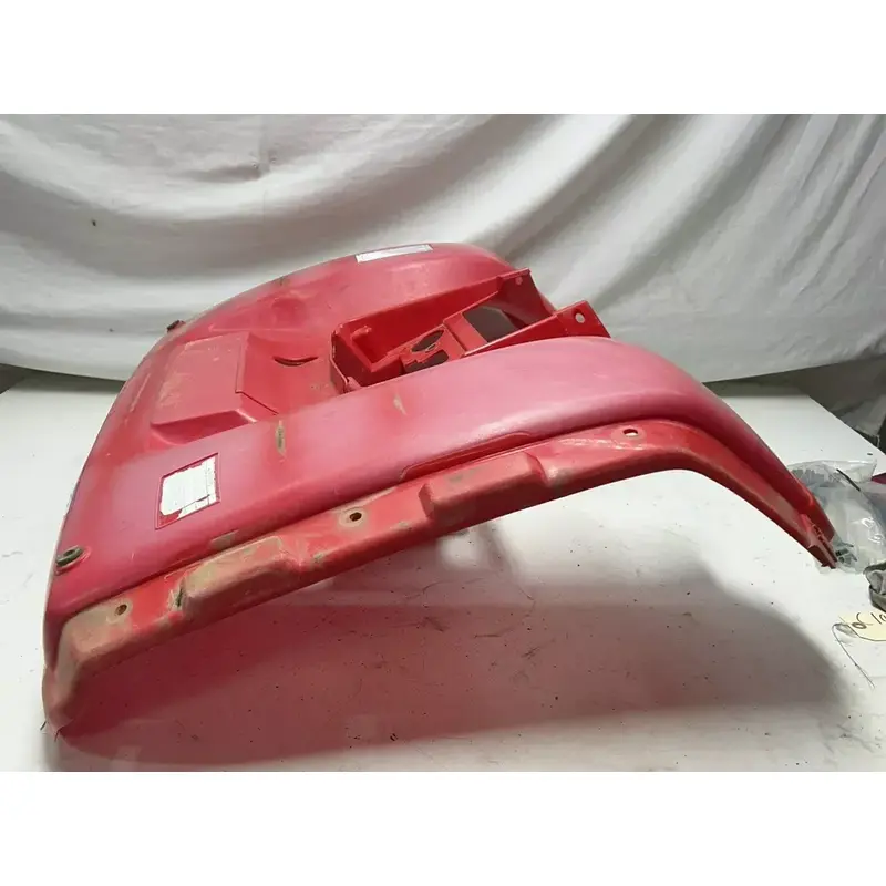 03 2003 Honda Rancher 350 TRX350TE 2x4 OEM Rear Back Fender Plastic Fairing Red