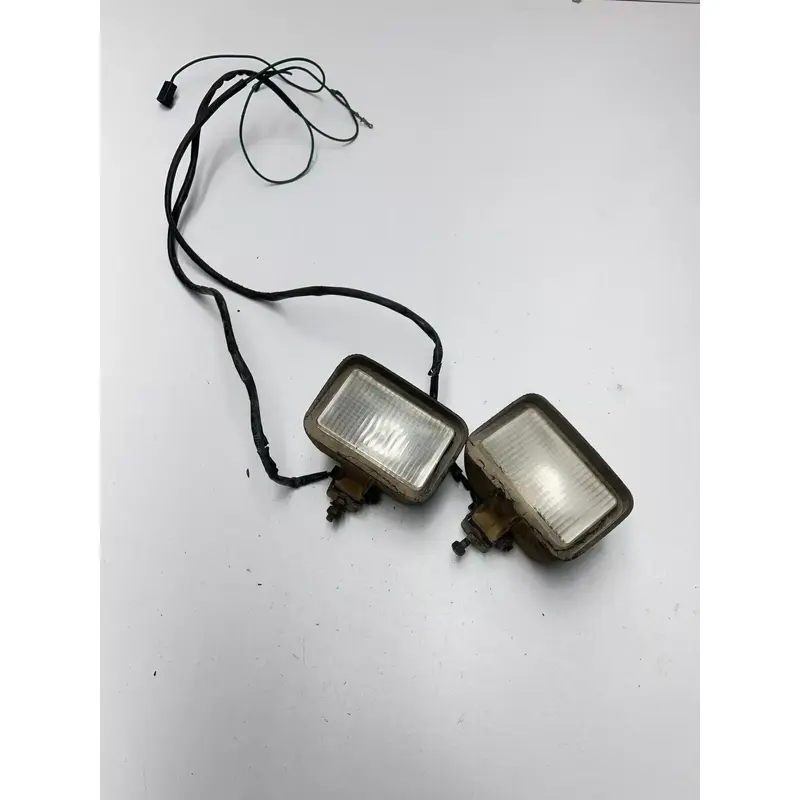 1994 94 Polaris Trail Boss 400 4x4 OEM Head Light Lights L R Pod Mount