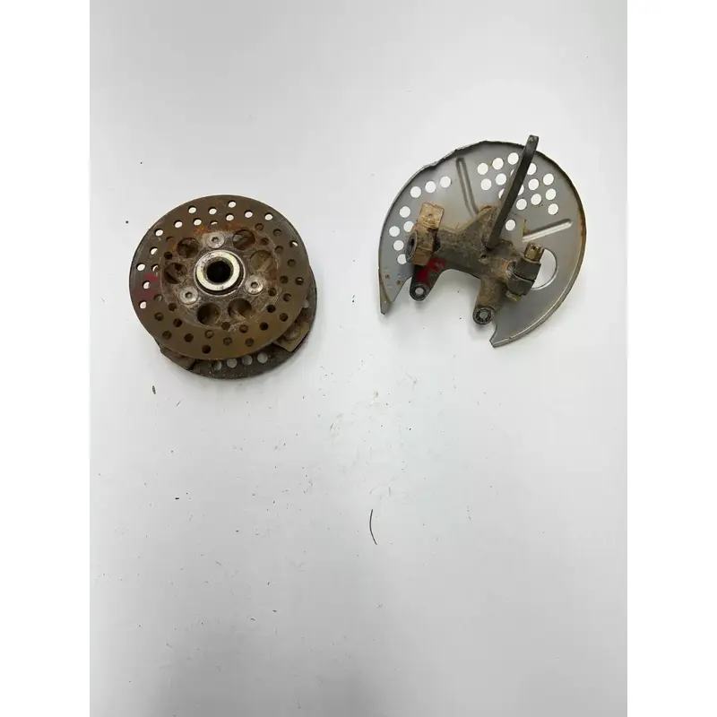 2000 Kawasaki Mojave 250 KSF250 OEM Front Right Spindle Hub Knuckle Rotor Lug