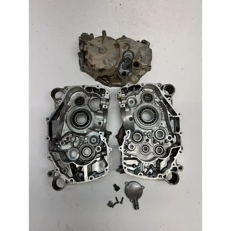03 2003 Honda Rancher 350 Trx350fe 4x4 Crankcase Cases Case Clutch Cover READ DE