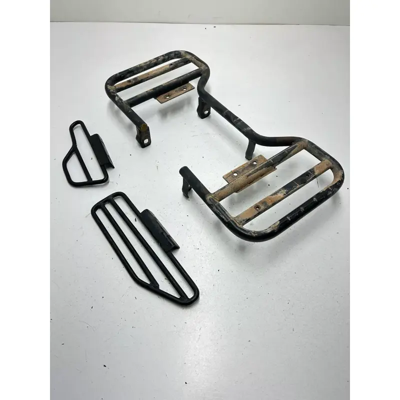 04 2004 Arctic Cat 90 Y-12 2 Stroke 2x4 OEM Foot Pegs Panel Support Guard L R
