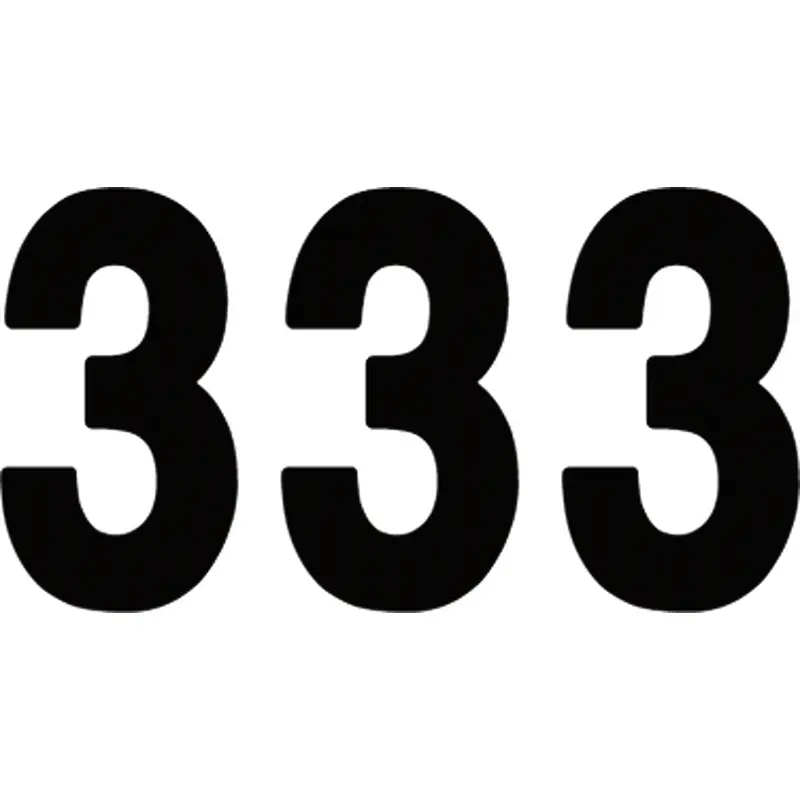 Factory effex Mini Pro Number 3 - Black - 5"