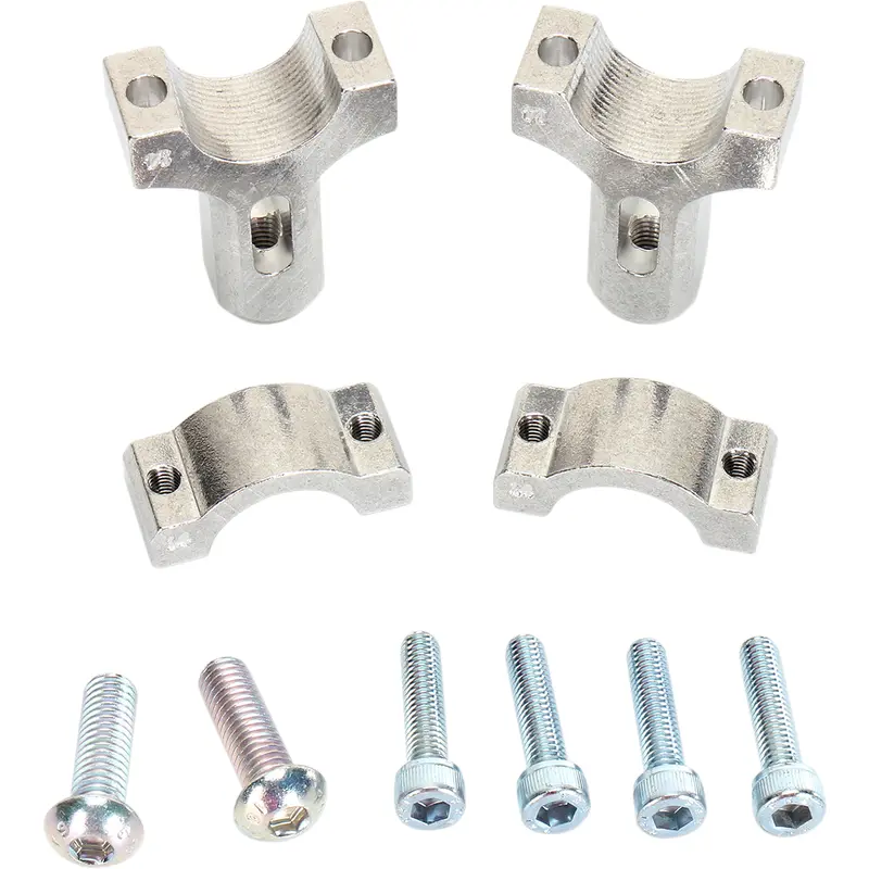 Moose offroad 1-1/8" Mount Clamps for Aluminum Handguards - Silver