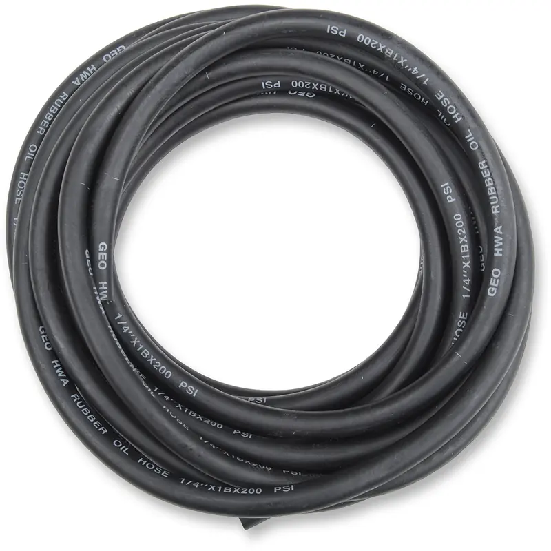 Emgo Oil/Fuel Line - Black - 5/16" x 25'
