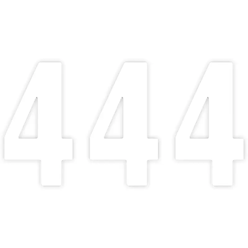 Factory effex Pro Number 4 - White - 7"
