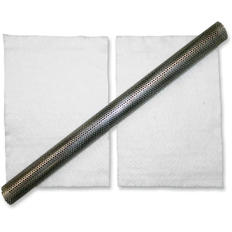 LA Choppers 24" Stainless Exhaust Baffle With Packing