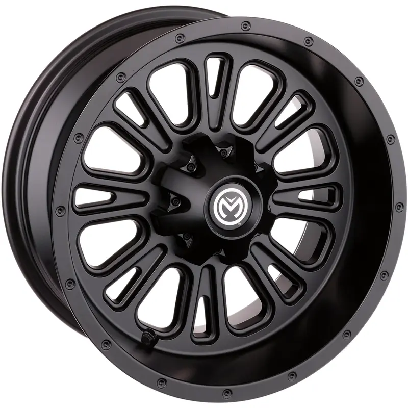 Moose offroad Wheel - 399X - Rear - Black - 12x8 - 4/136 - 4 4 Can-Am/Honda/Kawasaki