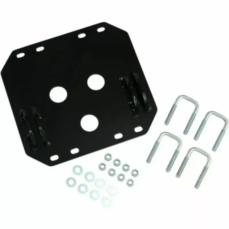 Moose Utility Warn Snow Plow Bottom Mounting Plate Kit Offroad ATV Polaris 08-10