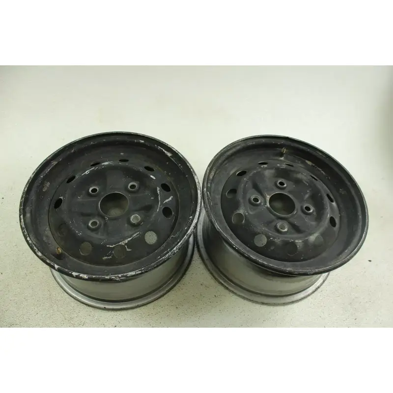 2007 Suzuki Eiger LTA400F OEM 12x6.0 Front Wheel Pair  B4473