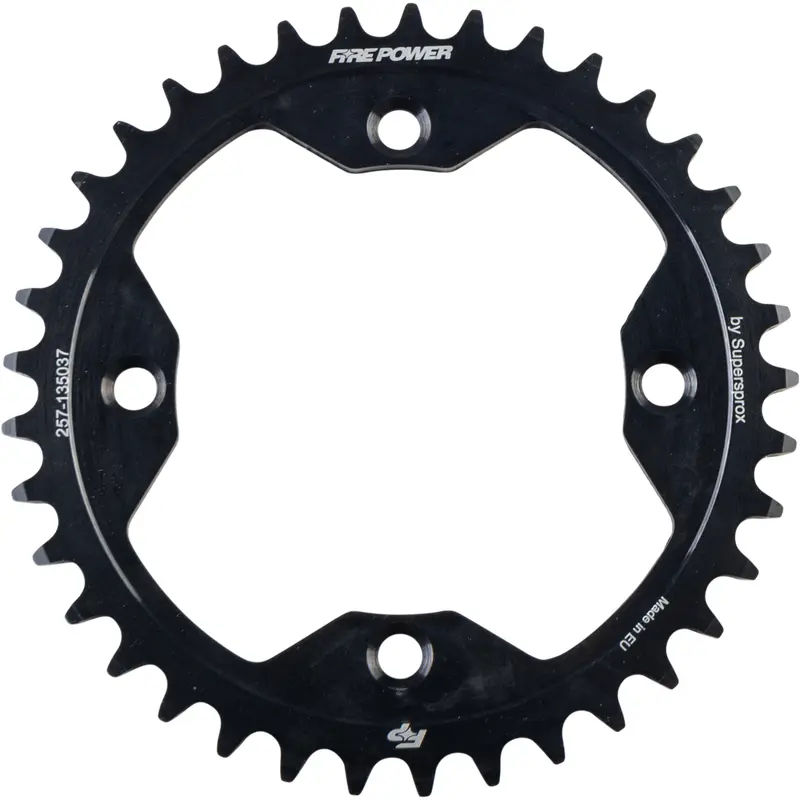 FIRE POWER REAR SPROCKET STEEL 37T BLK