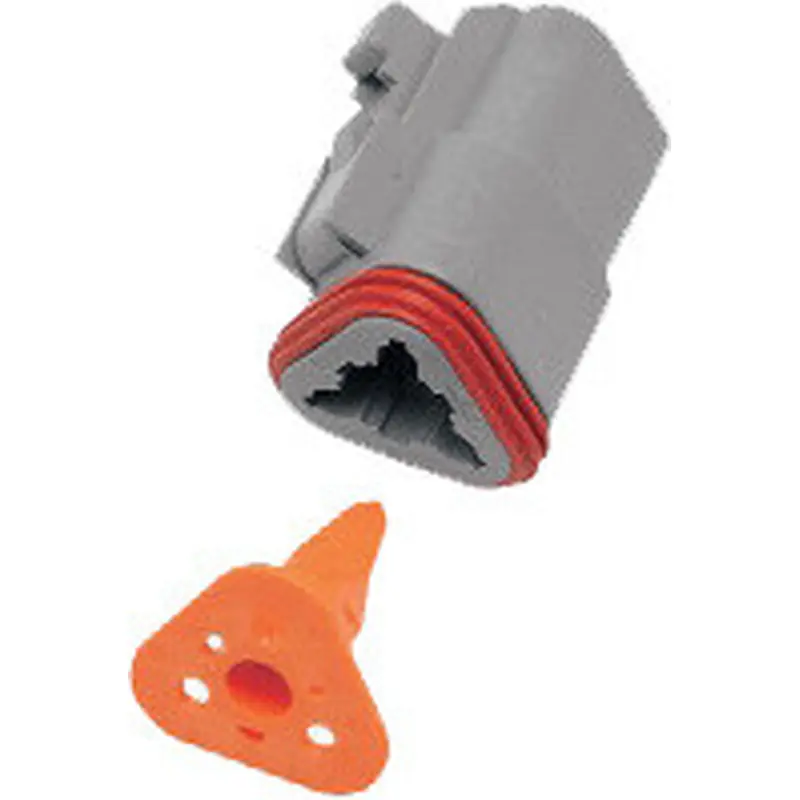 NAMZ CUSTOM CYCLE 3-WIRE GREY DEUTSCH PLUG & WDGLCK HD# 72133-94GY