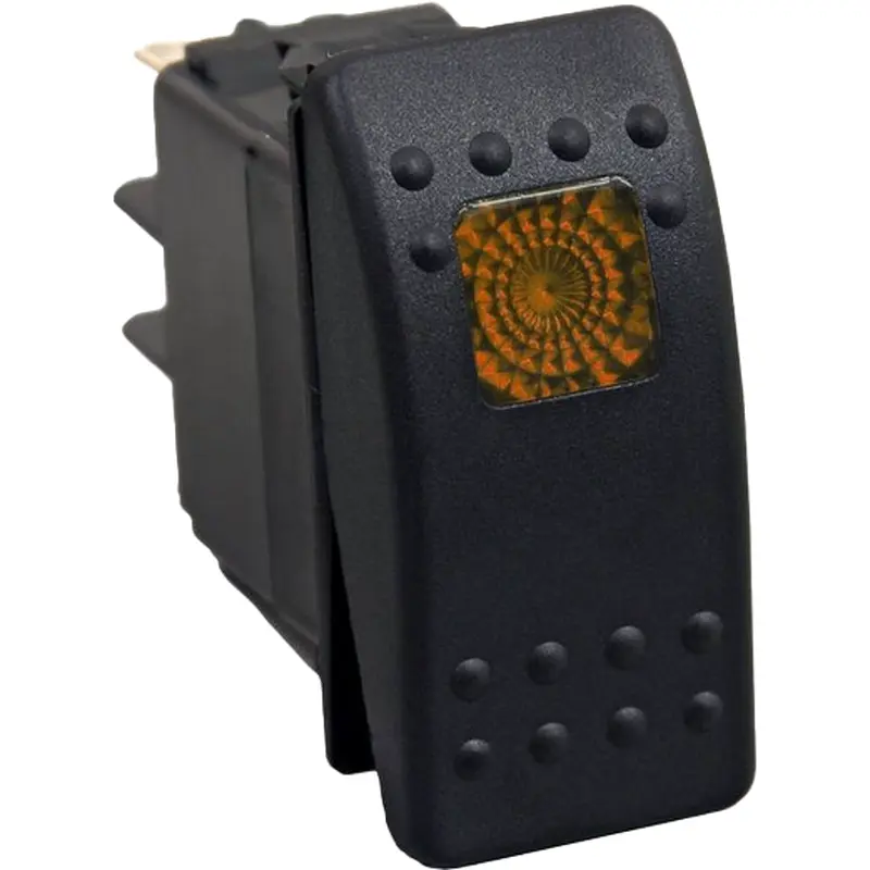 OPEN TRAIL LIGHTED ROCKER SWITCH AMBER