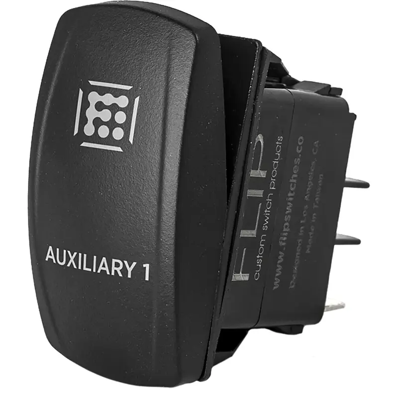 FLIP PROLINE ROCKER SWITCH AUX2 PRO SERIES BACKLIT