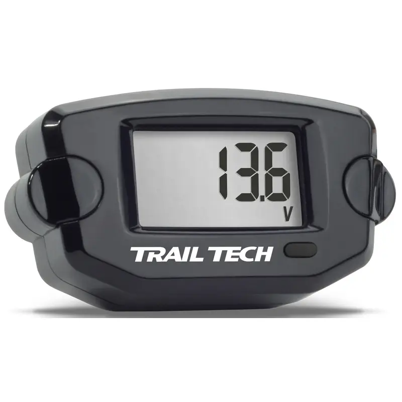 TRAIL TECH VOLTAGE METER BLACK
