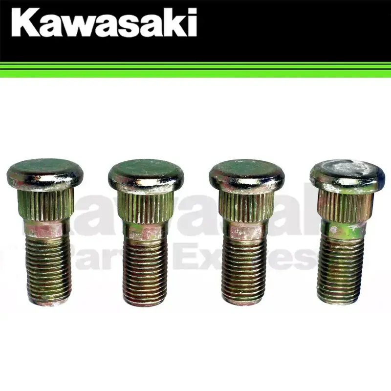 NEW GENUINE KAWASAKI 4-PACK WHEEL STUD BOLT MULE KAF 540 620 950 92150-1366