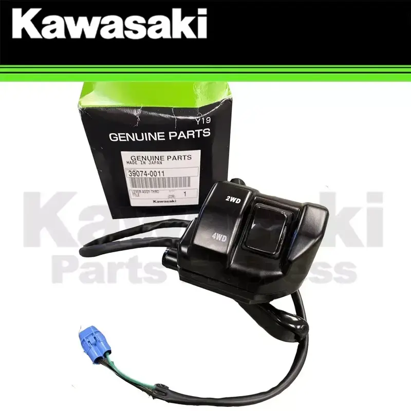 NEW 2002-2013 GENUINE KAWASAKI THROTTLE LEVER W/ 4WD SWITCH PRAIRIE 360 650 700