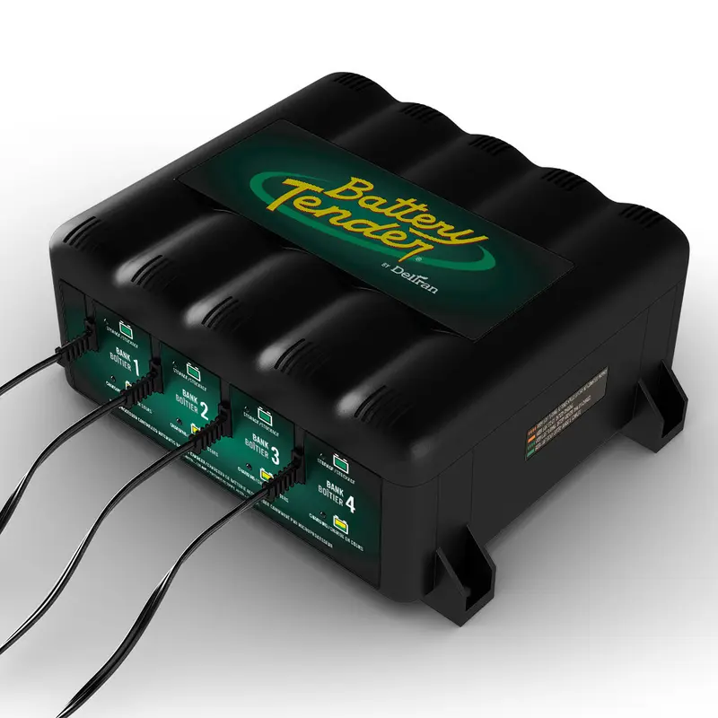 BATTERY TENDER MULTIPLE BANK PLUS 4 STATION