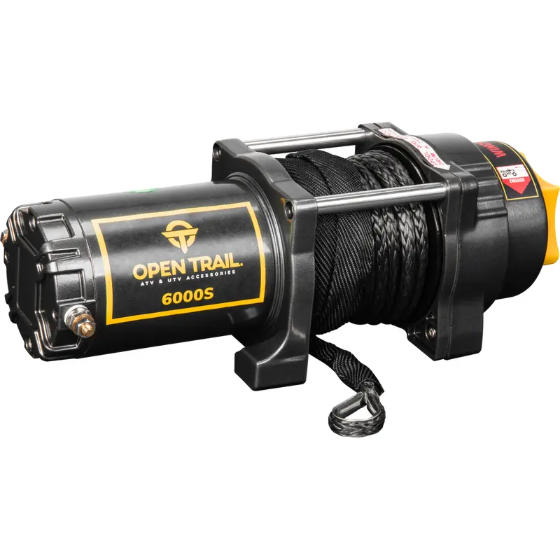 OPEN TRAIL 6000LB WINCH SYNTHETIC ROPE