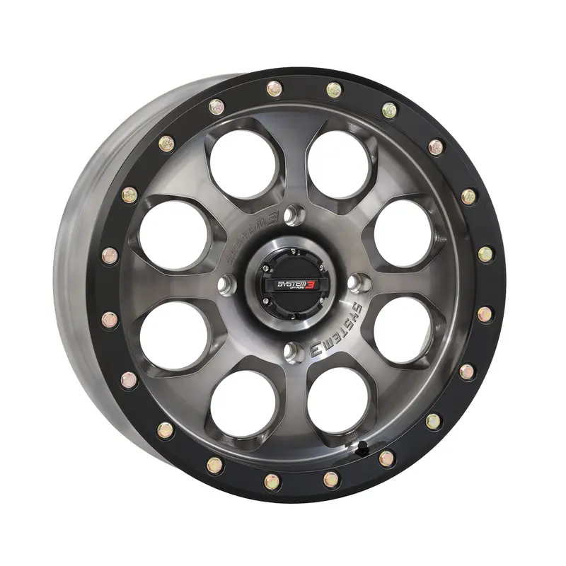 SYSTEM 3 SB7 BL WHEEL 18X7 4 3 ( 20MM) 4/137 MATTE TITANIUM