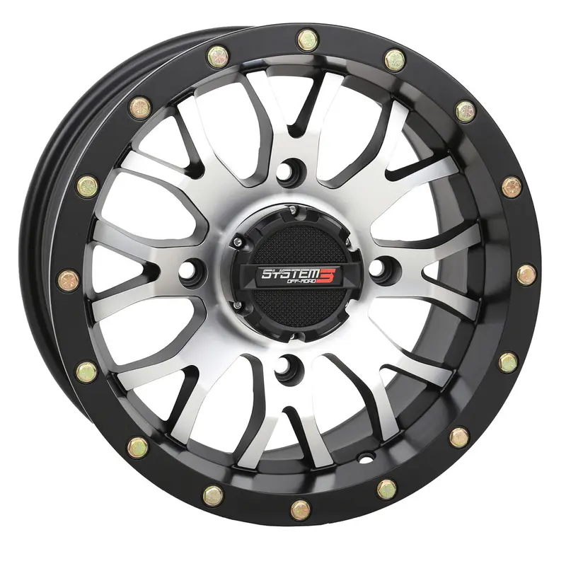 SYSTEM 3 ST3 WHEEL 14X7 5 2 ( 30MM) 4/110 MATTE MACHINED/BLACK