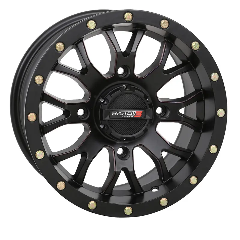 SYSTEM 3 ST3 WHEEL 14X7 5 2 ( 30MM) 4/137 MATTE BLACK