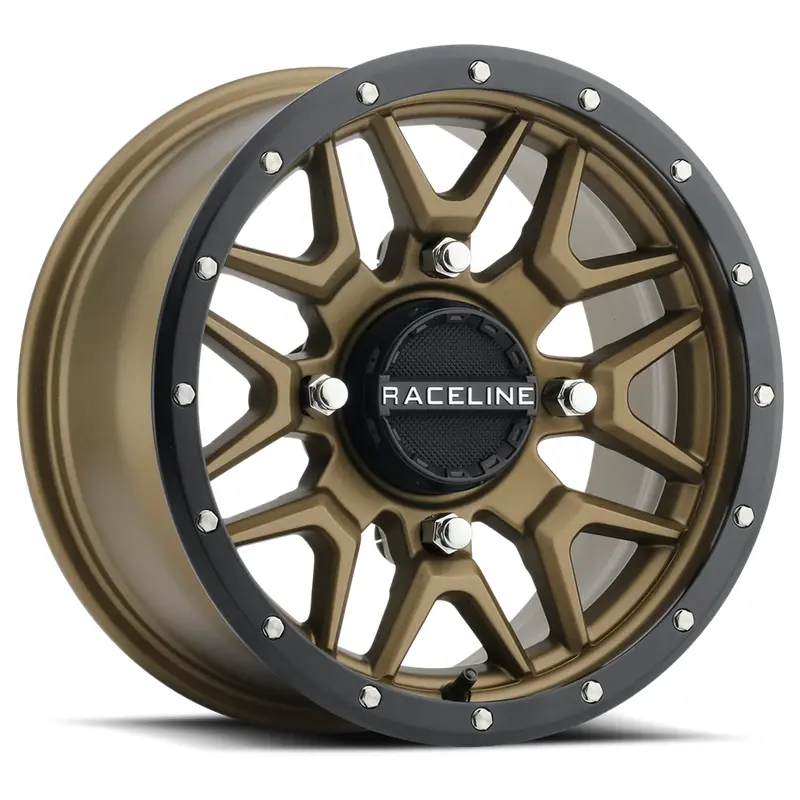 RACELINE KRANK WHEEL 14X7 4/156 5 2 ( 10MM) BLK/BRONZE