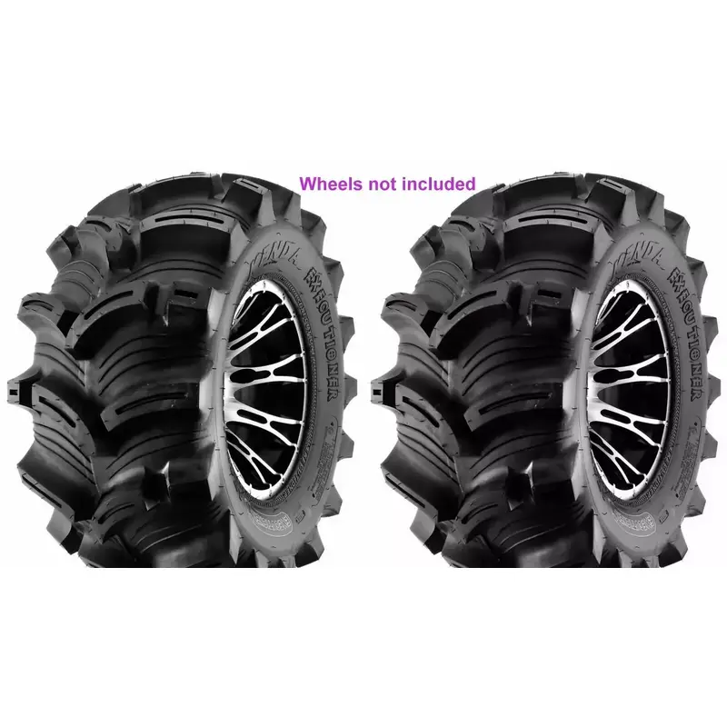 (2) New Kenda 27X12-12 27-12-12 K538 Executioner ATV Mud Tires
