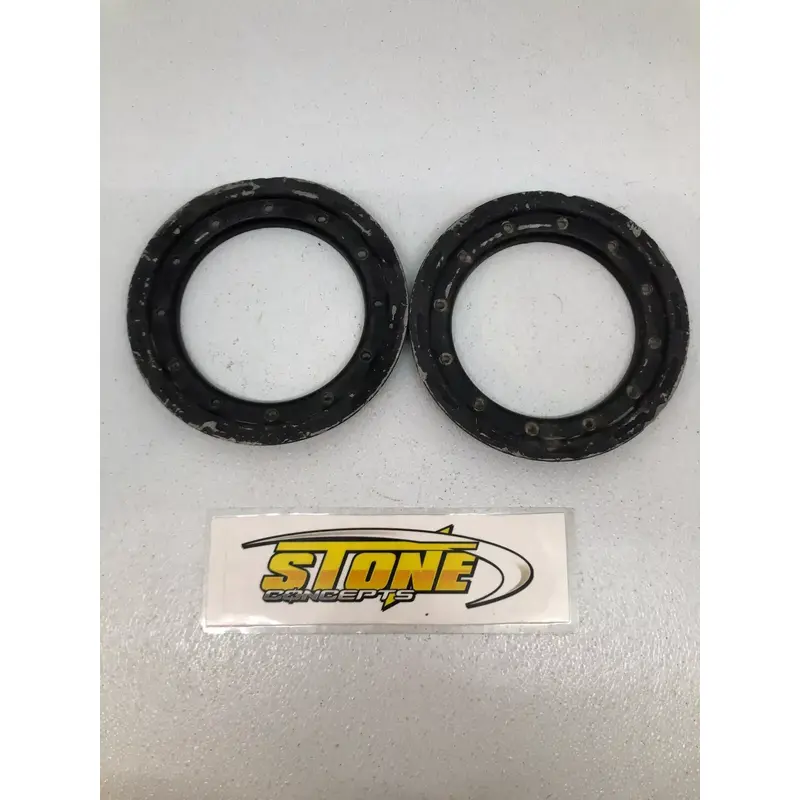 SET OF DOUGLAS 8" DWT BEADLOCK RING FRONT WHEEL 450R YFZ ALUMILITE RINGS C