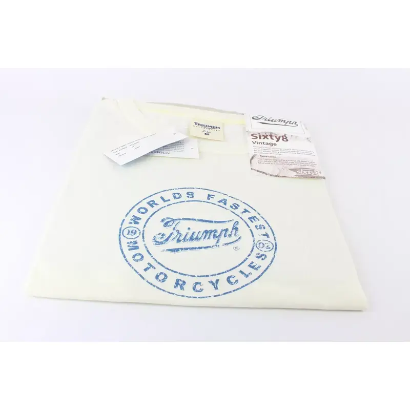 Genuine Triumph Ladies Retro Circle T-Shirt Size Med. M1420006 2688