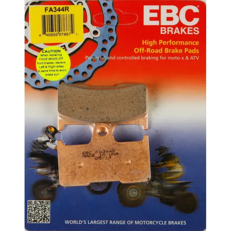EBC R Series Long Life Sintered Brake Pads FA344R
