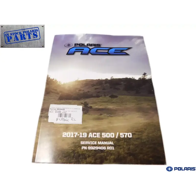 2017 2019 Polaris Ace 500 570 Genuine OEM Authentic Service Repair Manual
