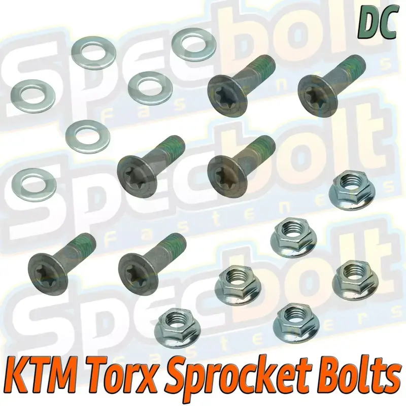 FITS KTM TORX SPROCKET BOLTS SX EX EXC MX MXC 85 105 150 125 250 300 350 450 520