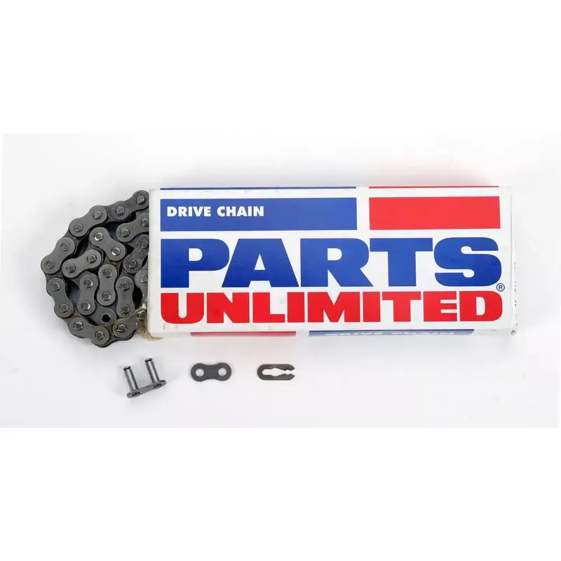 PARTS UNLIMITED 428 Heavy Duty Non-Sealed Chain (Natural) 130 Links