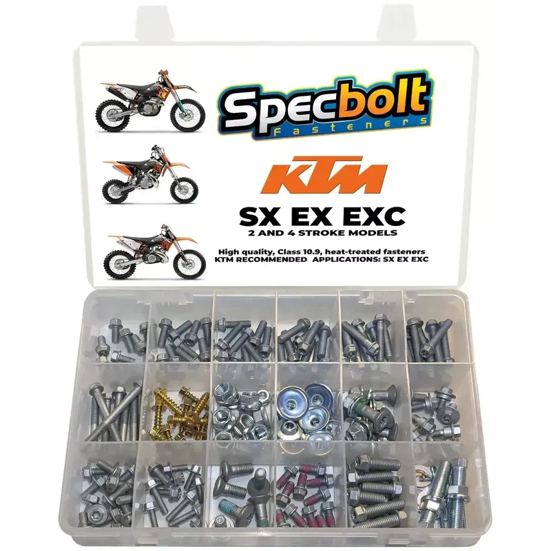 EURO BOLT KIT FITS KTM SX XC MXC EXC FENDERS 65 85 125 250 300 350 450 520