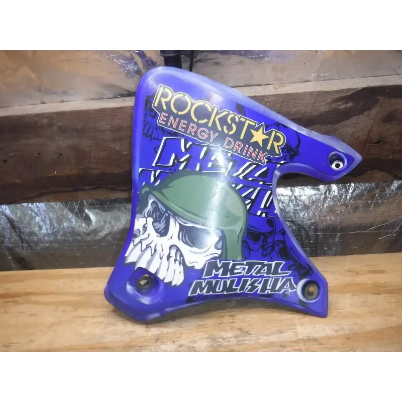 2001 Yz250f Left Side Front Shroud Fairing Blue Plastics Tank