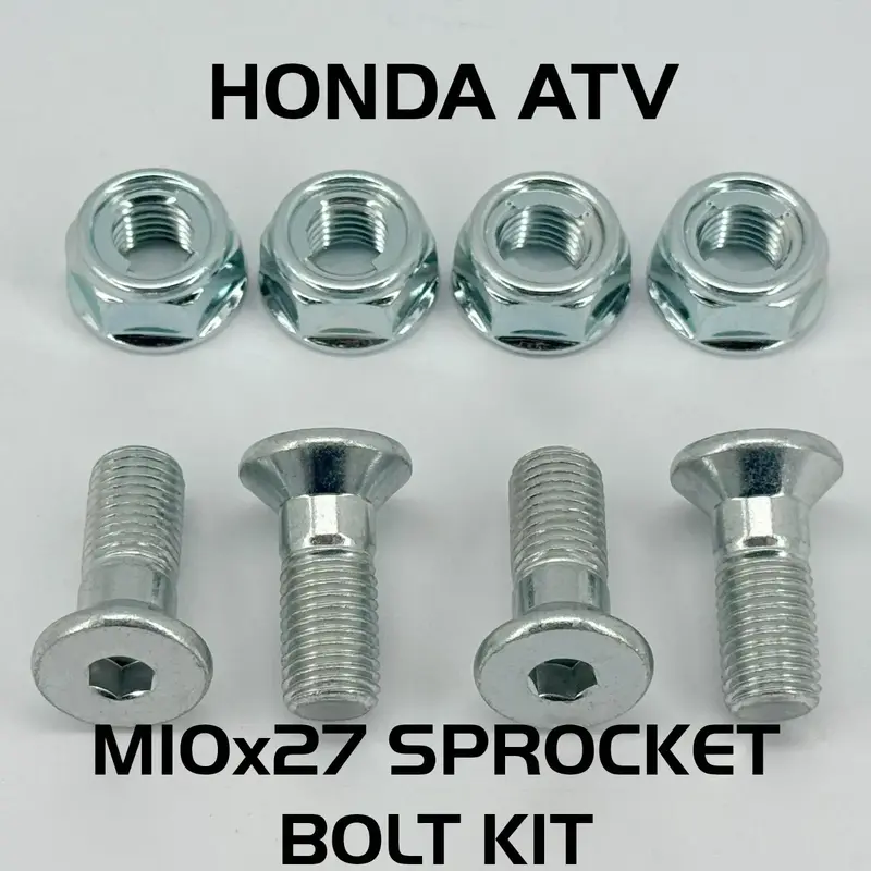 REAR SPROCKET BOLTS HONDA TRX250R FOURTRAX 1986 1987 1988 1989 SPECBOLT BRAND