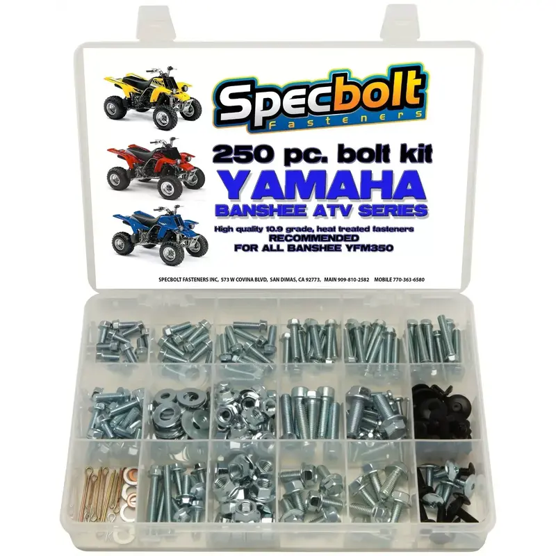 YAMAHA Banshee Bolt kit ATV body bolts nuts plastic fenders engine SPECBOLT
