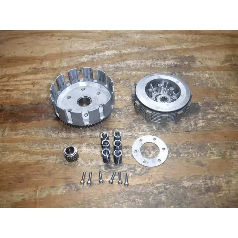 1986 Kx125 Kawasaki Clutch Basket Kit Assembly Inner Outer Plate