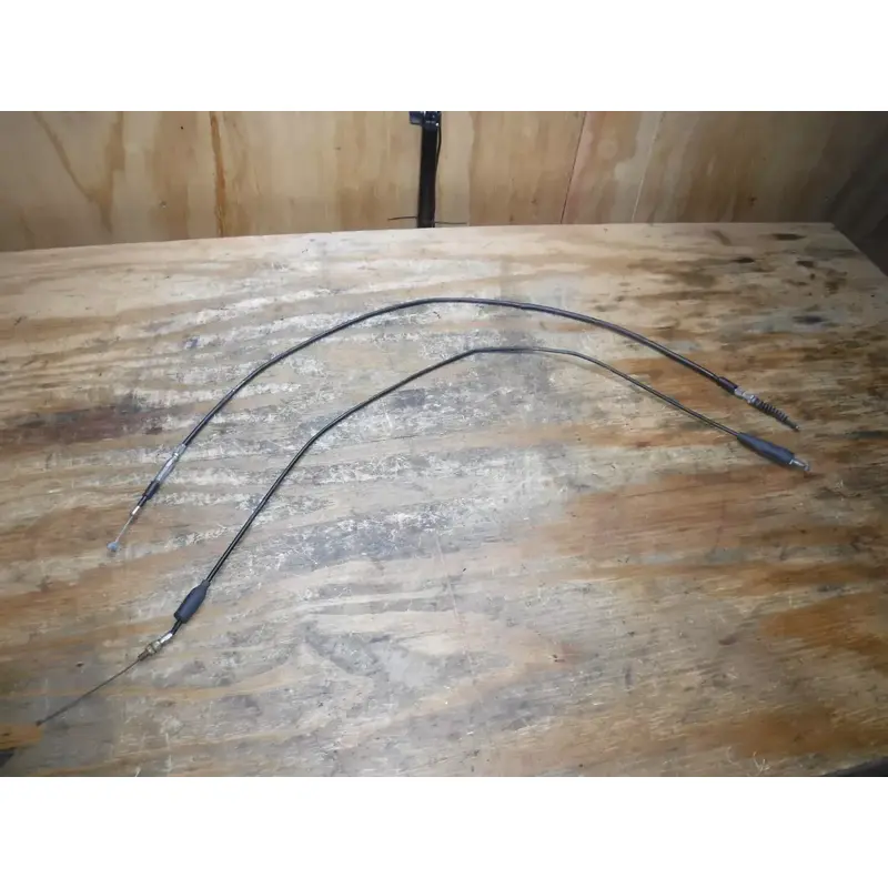 1991 Kx125 (B) Kawasaki Throttle Clutch Cable Handle Bar Controls Both