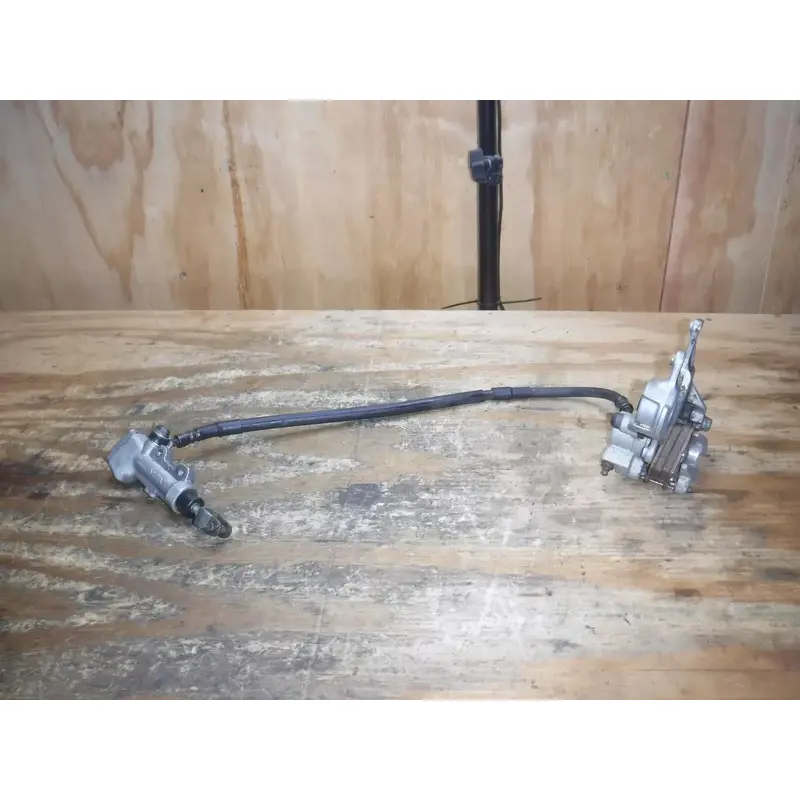 2011 Kx250f (B) Kawasaki Rear Brake Assembly Line Caliper Master Cylinder Hose