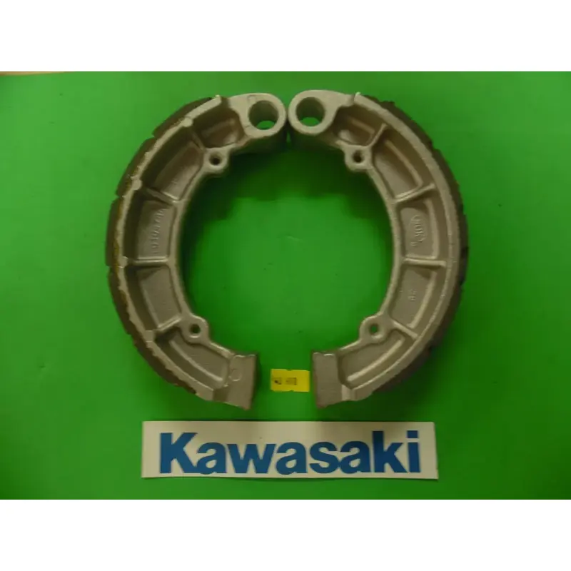 40-610 Emgo KAWASAKI REAR ATV BRAKE SHOES 710 NEW GROOVED