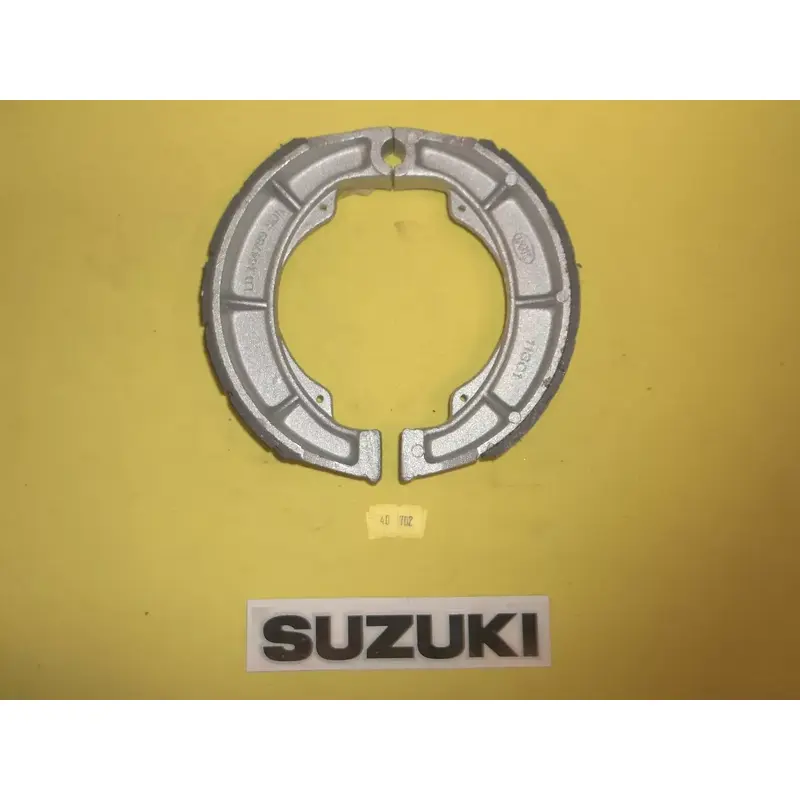 40-702 Emgo SUZUKI ATV REAR BRAKE SHOES 606 GROOVED