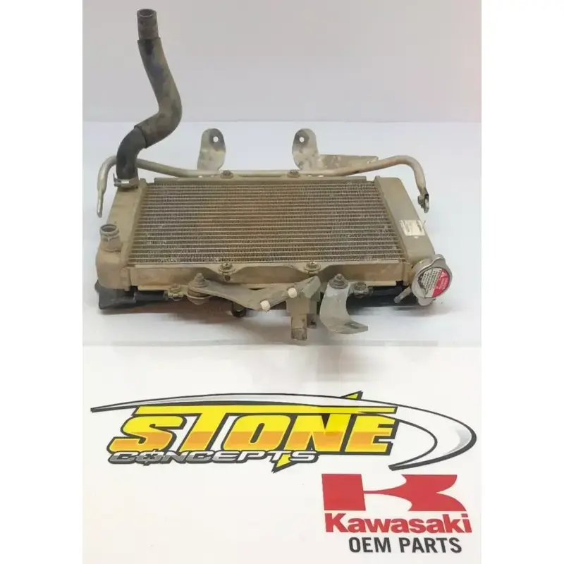 OEM KAWASAKI RADIATOR W/ CAP KFX450R KFX 450R 2008-2014 08-14 09 10 11 12 13 14